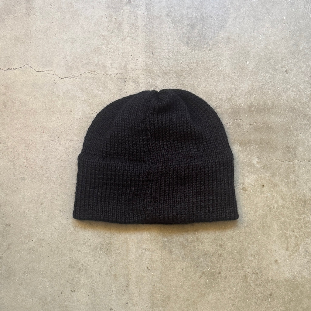 Black/Orange Skull Beanie