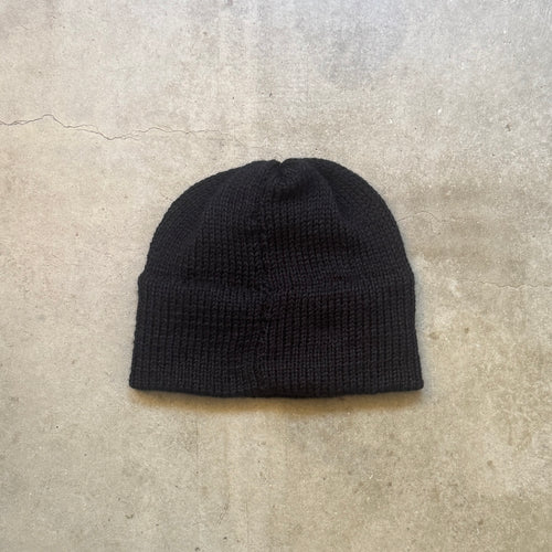 Black/Orange Skull Beanie